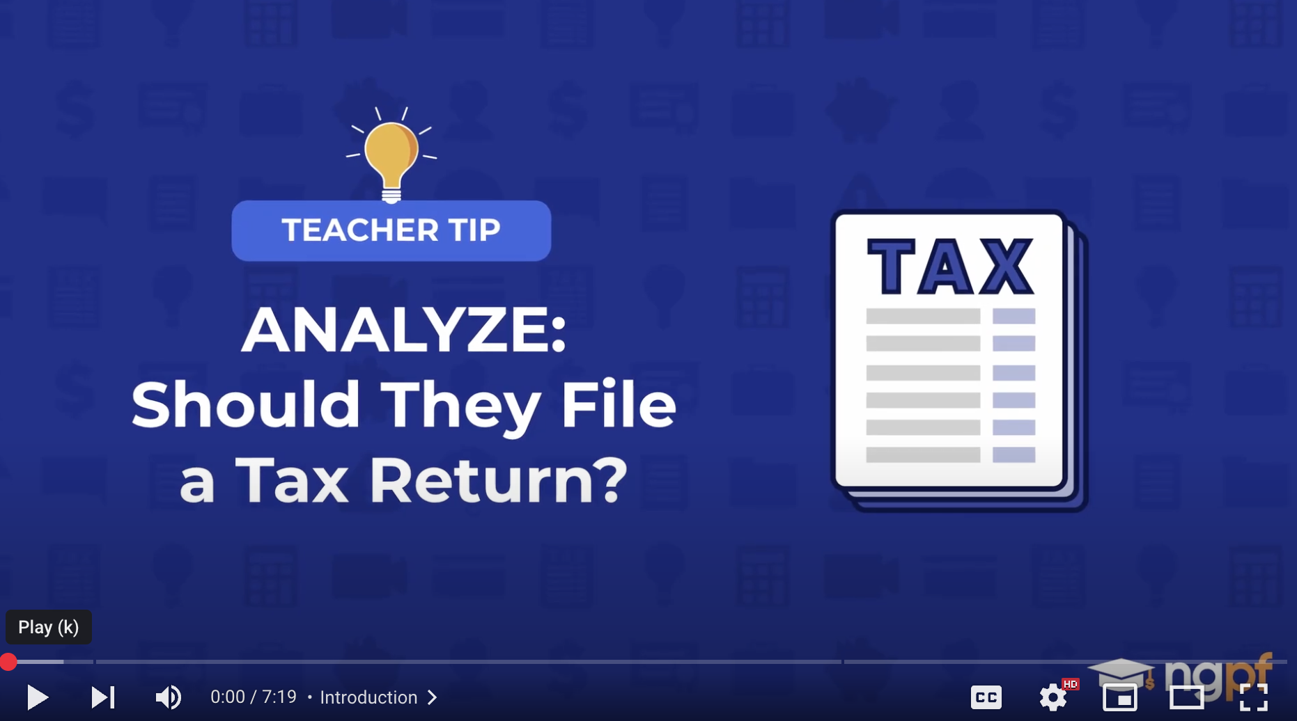 Trainer Tip Movies: Simply in Time for Tax Season!