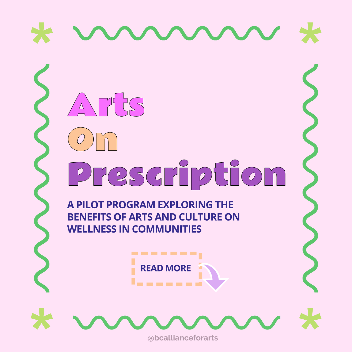 Asserting Arts on Prescription Pilot Mission — BC Alliance for Arts + Tradition