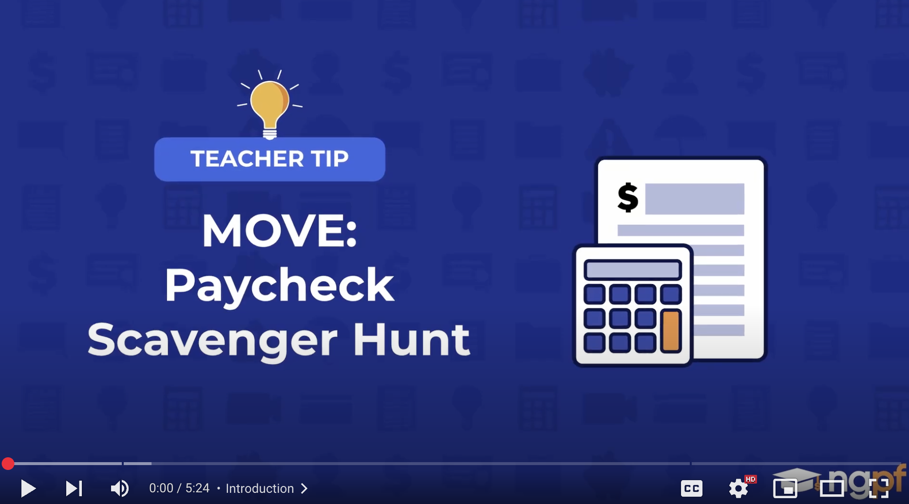 Trainer Tip: MOVE: Paycheck Scavenger Hunt